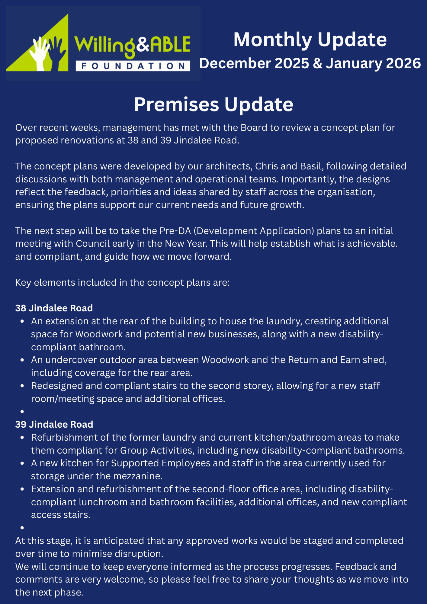 January Newsletter 2026