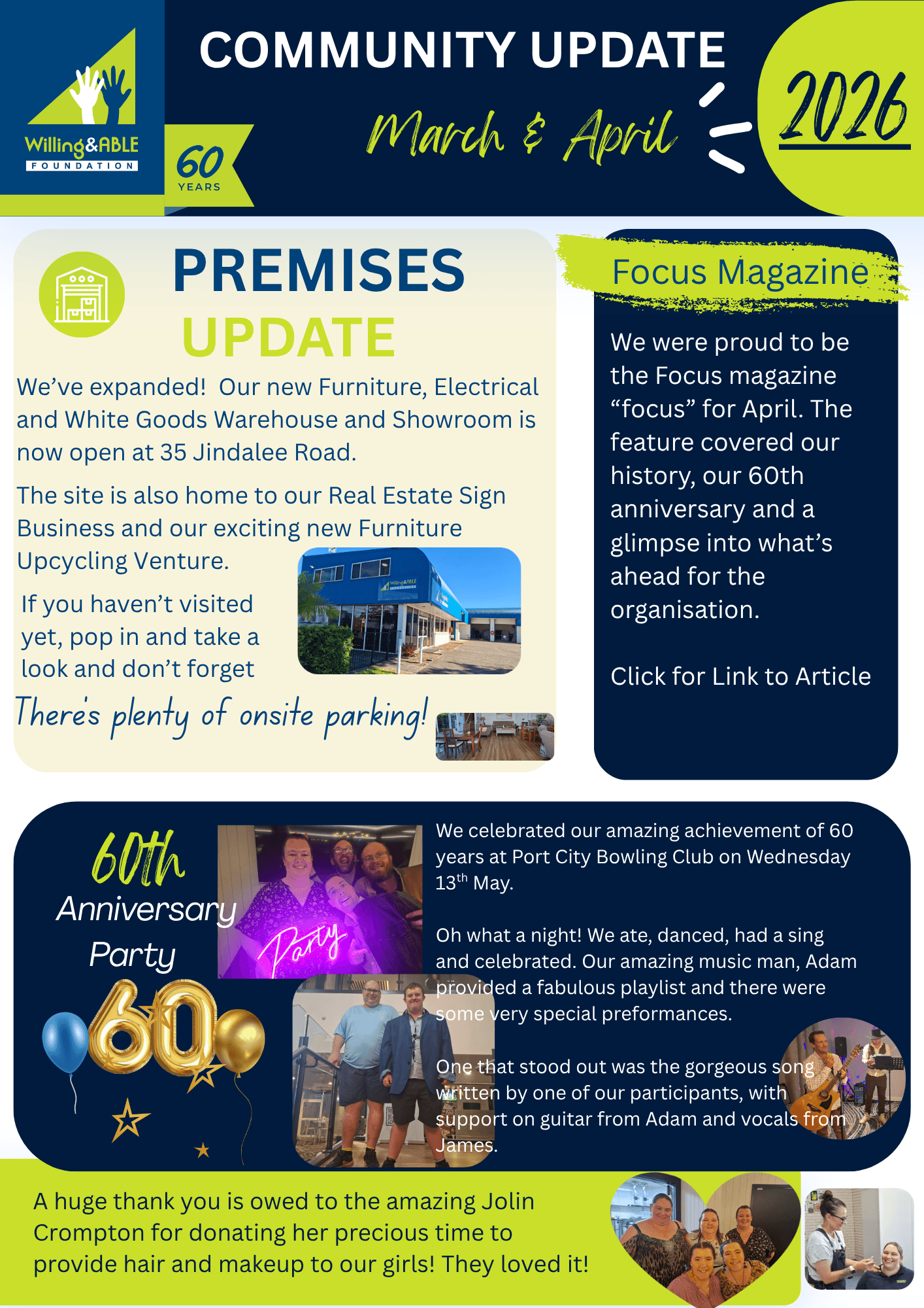 Newsletter March April 2026 image